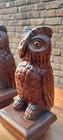 Owl Finial Bed Post Bird Owl Wooden Finial For Staircase Newel Post painted 1pc