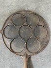 Jotul   Vintage Cast Iron Plett Flat Pancake Pan  9 5     Norway