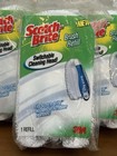 Nos Lot Of 3 Vintage 3m Scotch-brite Household Scrubber Handles Refill New