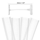 5000pcs 50mm Tagging Fasteners Clothing Tag Barbs Attachments Price Tag Clear