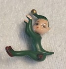 Vintage Christmas Elf Pixie With Ladybug Hanger Card Holder