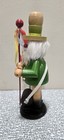 Vtg Silvestri Carved Wood Smoking Alps Man Figure Incense Burner 8       Tall