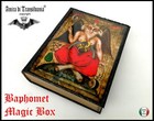 Box Witchcraft Kit Starter Ritual Magic Wicca Pagan Altar Witch Lucifer Wood Box