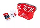 Target Red Bullseye Toy Shopping Basket - New