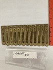Antique Brass Reeds For Organ-total Of 62 Reeds A-440
