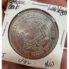 Lot Of 3 Vintage Golden Gate Casino Las Vegas  1 Gaming Tokens 1980 1992 Nv