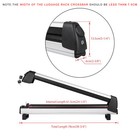 Snowboard Skis Top Roof Rack Carrier Cross Bars W  Lock For Vw Touareg 2004-2018