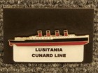 Ocean Liner Rms Lusitania Enamel Lapel Pin - Cunard Line - Great Gifts  