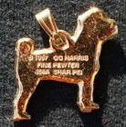 Shar Pei Dog 24k Gold Plated Pewter Pendant Jewelry Usa Made