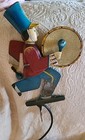 Vintage Balance Toy Marching Drummer Primitive Folk Metal Art Sculpture 20  Big