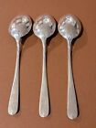 3 Vintage Sterling Silver Kirk Old Maryland Engraved Soup Spoons 6 25  Monogram