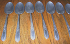 Vintage 1939 Wm Rogers Mfg Co Lyric Ii Pattern Sp 11 Oval Soup Spoons