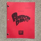 American Dad Original 2006 Production Used Table Draft Script Seth Macfarlane