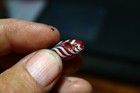 Venetian  feather  Trade Bead Late 19th Century