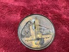 Vtg  Rca Victor Metal Brown   Gold Tone Badge  his Masters Voice  Nipper Dog