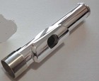 Alto Flute Head Cupronickel  Silver Plated Body Diameter 25 Mm Length 28 Cm