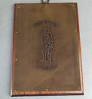 Antique Copper brass Wm William Penn Bond Seal Printing Press Plate Display