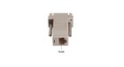 Db9 9pin Serial Rs232 Male To Rj45 Female Network Ethernet Modular Adapter Ivory