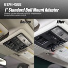 1  Overhead Console Ball Mount For Toyota 4runner 5th For Phone Ham Radio Camera