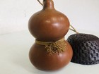 Y4134 Gourd Portable Hanging Water Bottle Japanese Antique Vintage Japan