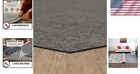 Rug Pad 4x6 Non Slip Felt Rubber Gripper Low Profile Cushion Safe For Floors