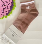 3pair Mix-color Aio Half-crew Throwback Ankle Socks 100  Cotton Size L