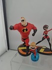 Disney Pixar The Incredibles Action Figures   Toys Lot Of 7 Figures Pvc