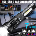 10000lm 30w Flashlight Zoom Rechargeable Tactical Torch For Camping Hiking Us