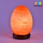 Manasil Himalayan Salt Lamp Natural Egg Shape 6-8 Lbs 7 Inch Gs-08