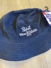 Brand New Pabst Blue Ribbon Pbr Beer Bucket Hat Dark Blue Corduroy