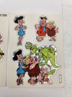 Flintstones Vending Machine Stickers Lot Of 4 Fred Dino Bam Bam Prism Vtg 1994 