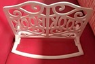 Beautiful White Cast Iron Cookbook Bible Ipad Countertop Book Holder Stand 
