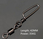 American Swivel With Coast Lock Snap Black Nickel Fishing Tackle Ring