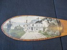 Circa 1900 Souvenir Hand Carved Wood Paddle Waldo County Hospital Belfast Maine 