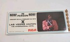 Elvis Presley 1972 Records   Tapes Complete Catalog -rca Booklet  Las Vegas Ad