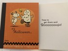 Hallmark peanut   s snoopy  Woodstock   Charlie B halloween Card new free Shipping