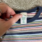 Circo Striped Baby Bodysuit Nb Newborn Blue Gray Red Short Sleeve