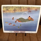 Robin Hood Original Us Lobby Cardd Walt Disney- 11x14- Set Of Two Cards