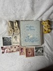 1956 Vintage Baby Keepsake Lot Book Photos Shoes Rubber Elephant Toy Alabama