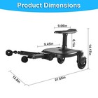 Universal Stroller Board Adjustable Stroller Attachment Toddler Kids Stroller