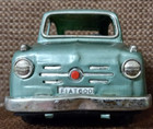 Tin Friction Fiat 600 Made In Japan By Bandai Measuring 6 3 4  Long