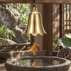 Metal Temple Bell  Chinese Style Die Cast Brass Bell For Home Decor  For Altar