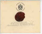 1949 Peru To Canada Canadian Embassy Diplomatic Airmail Cover W  Intact Wax Seal