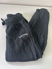 Rip Curl Men   s Gray Jogger Pants L Fleece Cotton Drawstring Pockets
