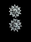 Vintage Silver Filigree Starbursts - Shoe Clips dress Accessories