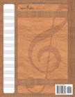 Blank Sheet Music Notebook   Music Manuscript Paper Notebook   120 Pages   12