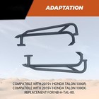 Heavy Duty Nerf Bars Rock Sliders Steel For 2019-2024 Honda Talon 1000x   1000r
