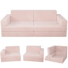 10pcs Modular Kids Couch Washable Covers Indoor Couch Multifunctional Play Set