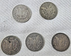 1878-1904 Morgan Silver Dollar Lot Of 5 Coins Xf Pre-1921 - These Exact 5 Coins