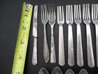 Vintage 1950s Children s Or Large Doll Silverware Flatware For Play Kitchen